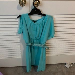 Aqua colored cute dress